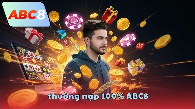 Lưu ý về thưởng nạp 100% ABC8