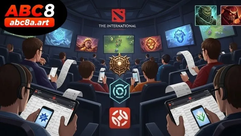 Hướng dẫn cá cược giải Dota 2 The International tại ABC8